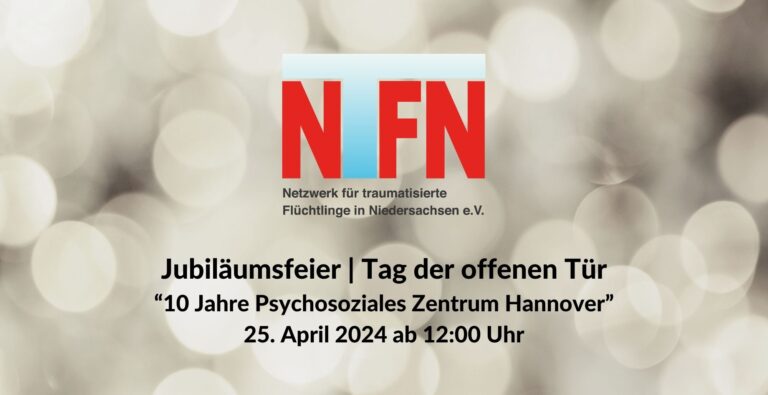 “10 Jahre Psychosoziales Zentrum Hannover”: Jubiläumsfeier und Tag der offenen Tür am 25. April 2024