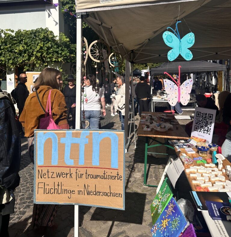 Die Freizeitgruppe beim ‘Fest der Vielfalt’